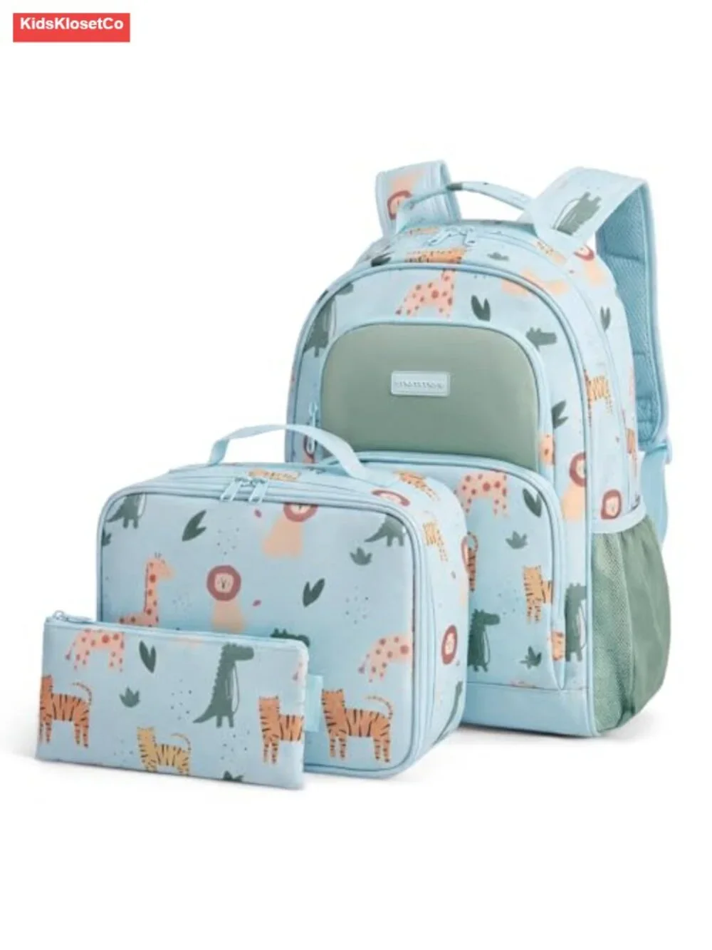 Kids Backpack Set 3-Piece Backpack Lunch Bag Pencil Case School Bookbag